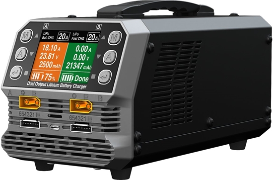 Изображение adowarka SkyRC Dwukanaowa adowarka akumulatorów litowych SkyRC PC1080neo