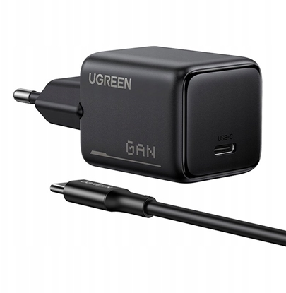 Attēls no adowarka Ugreen adowarka sieciowa UGREEN X517, 25W, USB-C GaN + kabel 1m
