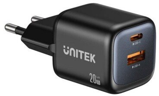 Picture of adowarka Unitek 1x USB-A 1x USB-C 3 A (P1128ABK01-EU)