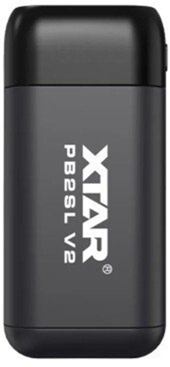 Picture of adowarka Xtar XTAR ADOWARKA Z FUNKCJ POWER BANK DO AKUMULATORÓW CYLINDRYCZNYCH LI-ION 18650/20700/21700 CZARNA - 2 KANAY PB2SLV2