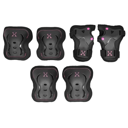 Изображение Aizsargi H320 SIZE S BLACK-PINK PROTECTORS SET NILS EXTREME