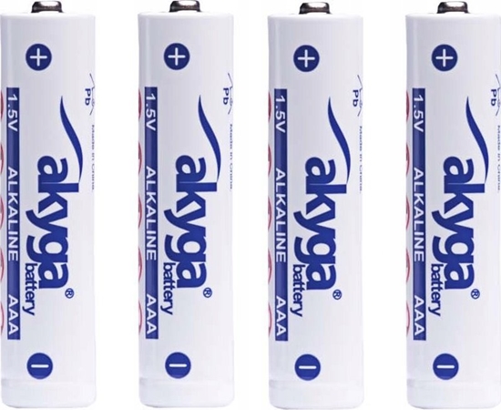 Изображение Akyga Bateria alkaliczna Akyga AKY2057 AAA LR03 Zn-MnO2, 1.5V/1300mAh 4szt/folia