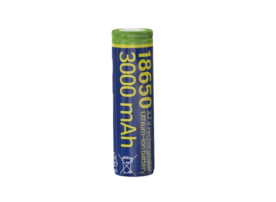 Picture of Akumulator litowo-jonowy typ 18650 (10C), 3.7V, 3000mAh z płaskimi biegunami