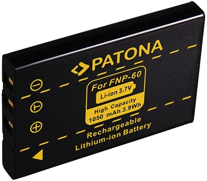 Attēls no Akumulator MadMan Patona fotobaterie pro Fuji NP-60 1050mAh