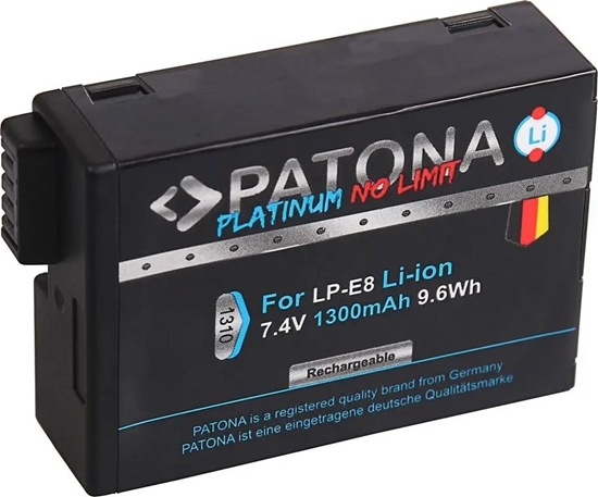 Picture of Akumulator Patona PATONA 1310 bateria do aparatu/kamery Litowo-jonowa (Li-Ion) 1300 mAh