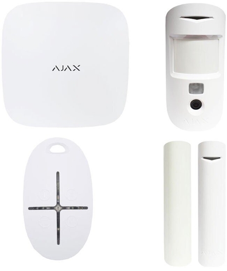 Picture of ALARM SECURITY STARTERKIT CAM/HDR WHITE 156253 AJAX