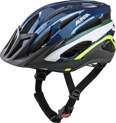 Picture of Alpina Kask rowerowy ALPINA MTB17 ciemno niebieski-neonowy 58-61
