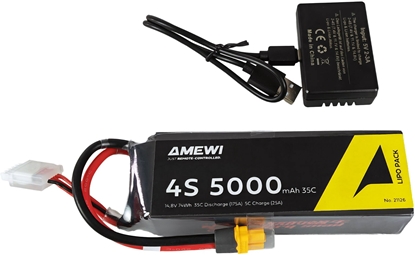 Attēls no Amewi RC Rallye Citroen CR3 WRC HyperGo 4WD 1:7 RTR czarno/czerwony