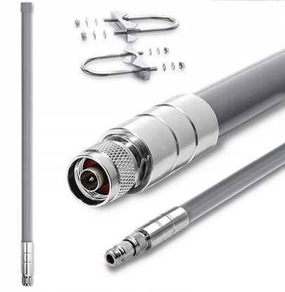 Picture of Antena HP Qoltec Antena LoRa | 12dBi | dookólna | zewntrzna | wókno szklane | 868 MHz | 1.5m