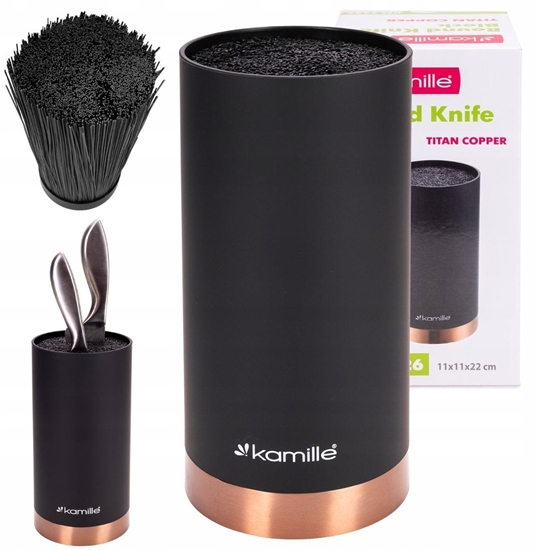 Picture of Apaļš nažu statīvs, 7626, Kamille