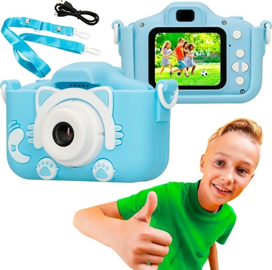 Picture of Aparat cyfrowy ExtraLink Xinjia Kids Camera H27 niebieski