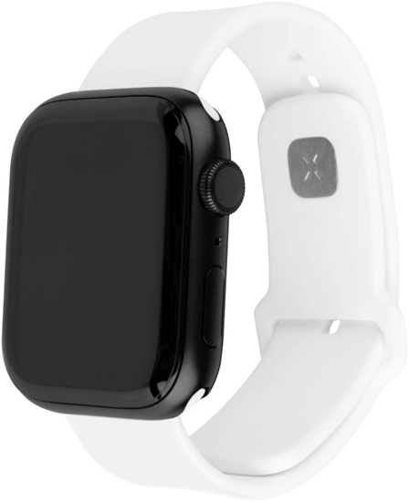 Изображение Apple Fixed silicone smartwatch strap Watch 42 / 44 / 45 mm, white