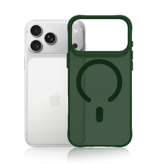 Picture of Apple iPhone 17 Pro - 3mk Smoke MagCase Green
