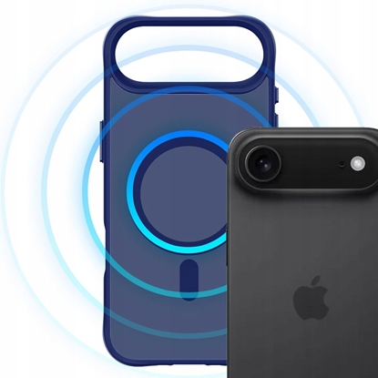 Attēls no Apple iPhone Air - 3mk Smoke MagCase Blue