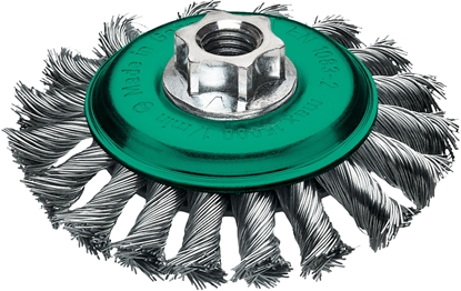 Picture of Aptel MILWAUKEE SZCZOTKA DRUCIANA STOKOWA M14 115x12 STAL NIERDZEWNA WIZANA 0.5-1szt.