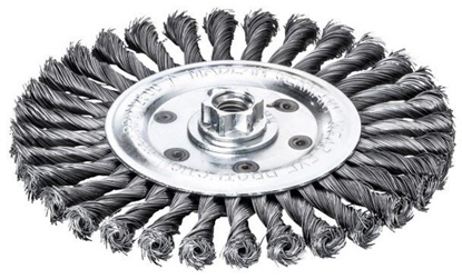 Picture of Aptel MILWAUKEE SZCZOTKA DRUCIANA TARCZOWA M14 115x14 STALOWA WIZANA 0.5-1szt.