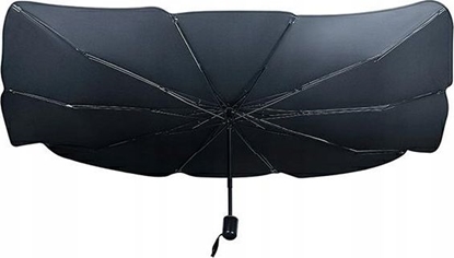 Attēls no Aptel PRZECIWSONECZNY PARASOL Na Przedni Szyb Auta Osona Przeciwsoneczna 130x75cm AG145B