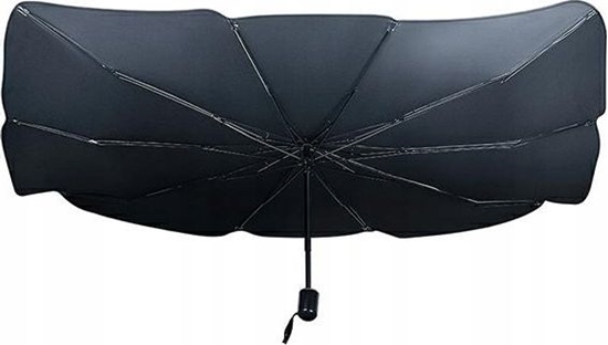 Изображение Aptel PRZECIWSONECZNY PARASOL Na Przedni Szyb Auta Osona Przeciwsoneczna 130x75cm AG145B