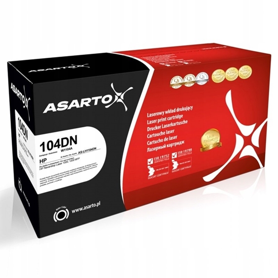 Изображение Asarto BÄben Asarto do HP 104DN | W1104A | 20000 str. | black