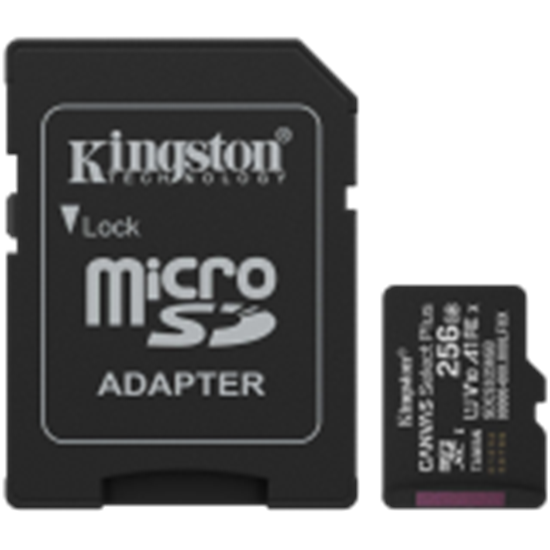 Picture of Atmiņas karte Kingston MicroSDXC 256GB Canvas Select Plus