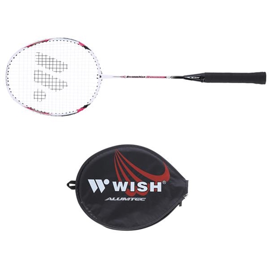 Picture of Badmintona rakete STEELTEC 9 BADMINTON RACKET RED WISH