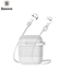 Attēls no Baseus Apple Silicone Protective case with Magnetic Strap for AirPods headphones Grey