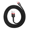 Picture of Baseus Baseus Cafule USB-A / Lightning 2.4A QC 3.0 cable 1 m - black and red