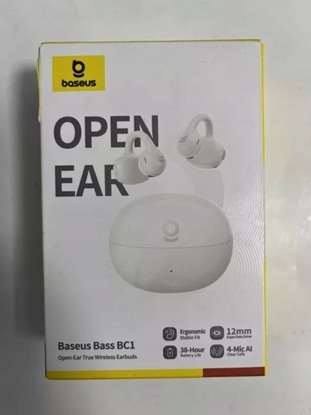 Attēls no Baseus Bass BC1 Open-Ear TWS Clip-on Type Stellar, White