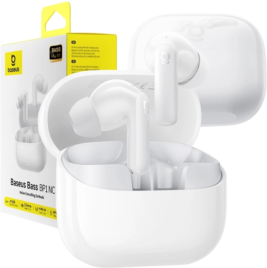 Picture of Baseus Bass BP1 NC In-Ear TWS Moon White