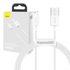 Изображение Baseus CABLE LIGHTNING TO USB 1M/WHITE CALYS-A02