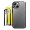 Picture of Baseus Glitter Transparent Case and Tempered Glass