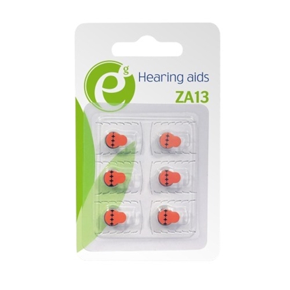 Attēls no Bateria ZA13 do aparatu słuchowego, 6 sztuk