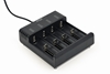 Изображение Bateriju lādētājs Gembird USB 4-slot Ni-MH + Li-ion Fast Battery Charger Black
