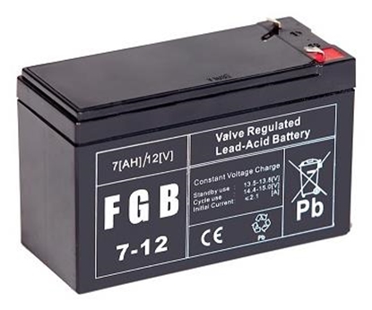 Изображение BATTERY 12V 7AH VRLA/FGB7-12 EMU