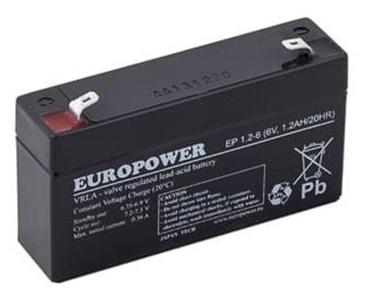Picture of BATTERY 6V 4.5AH VRLA/EP4.5-6 EUROPOWER EMU