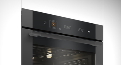 Attēls no BEKO Oven | MBBIM10600MTPSWE | 72 L | Electric | Pyrolysis | Electronic | Steam function | Height 59.5 cm | Width 59.4 cm | Black