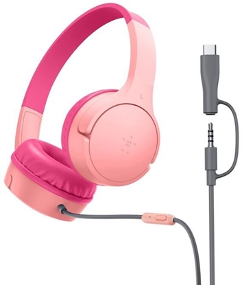 Attēls no Belkin SoundForm kabelgeb.On-Ear Kopfhörer f.Kinder,pk.AUD010hqPK