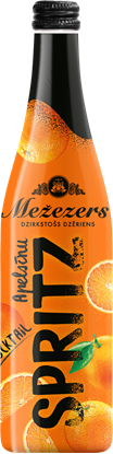 Изображение Bezalkoholisks gāzēts dzēriens APELSĪNU SPRITZ, Mežezers 0.5l (DEP)