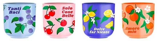 Picture of Bialetti Set 4 Bicchierini mercato della frutta