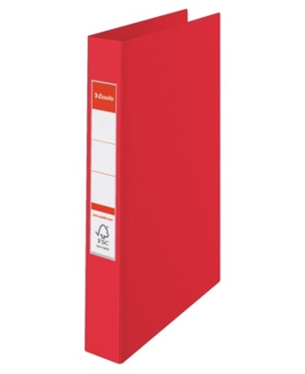 Attēls no Binder Esselte, A4 / 35 mm, 2 rings, red