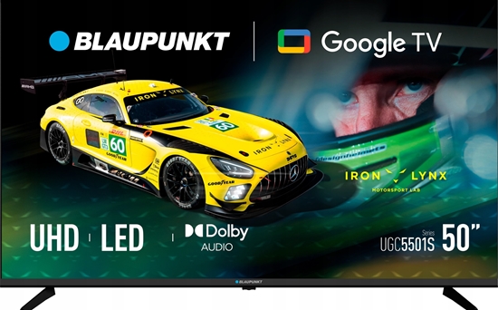 Изображение Blaupunkt telewizor Smart TV Google TV UHD 50" czarny  50UGC5501S