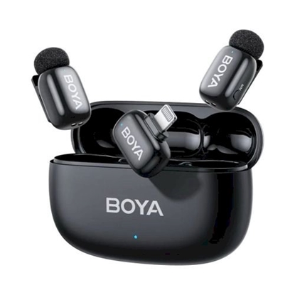 Picture of BOYA Mini 2-03 Lightning Wireless Microphone Set (2TX 1xRX) / 2.4GHz / 48kHz/24bit