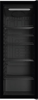 Изображение Bomann KSG 7292 black Glass Door Refrigerator 143 cm
