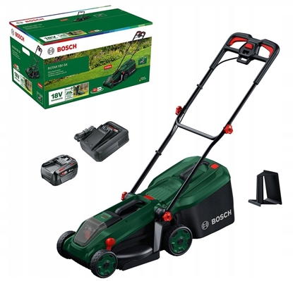 Picture of Bosch  Rotak 18V-34 Set cordless lawn mower