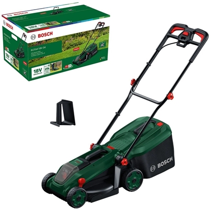 Picture of Bosch  Rotak 18V-34 solo cordless lawn mower