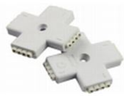 Attēls no Bousval Électrique™ 10mm 4 virzienu konektors RGB, 4 vadi