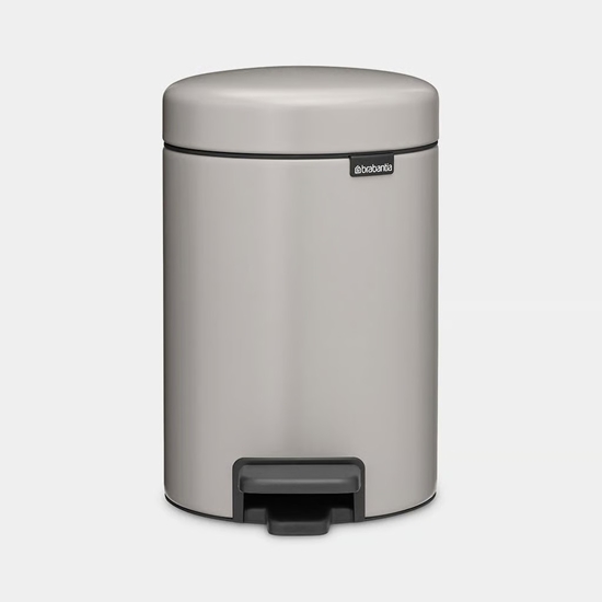 Picture of BRABANTIA atkritumu tvertne ar pedāli NewIcon, 3 l, Soft Grey