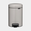 Изображение BRABANTIA atkritumu tvertne ar pedāli NewIcon, 3 l, Soft Grey