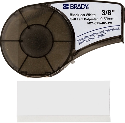 Attēls no Brady Polyester tape 9,53mmx6,4m