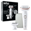 Изображение Braun SES9-030 Silk epil 9  Operating time (max) 50 min  Number of power levels 2  Wet & Dry  White/Rose